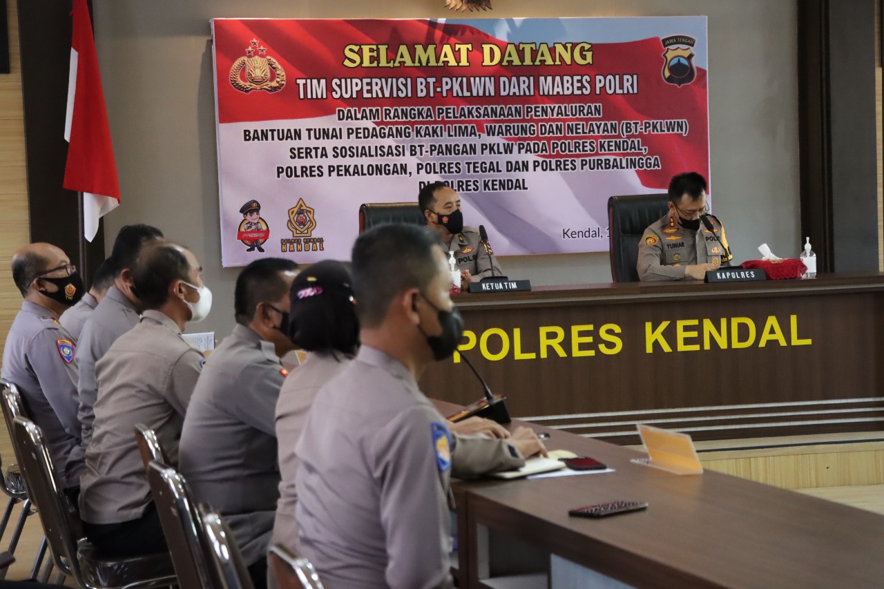 Supervisi dalam Rangka Pelaksanaan BTPKLWN dan Sosialisasi BT-Pangan PKLW di Polres Jajaran Polda Jateng